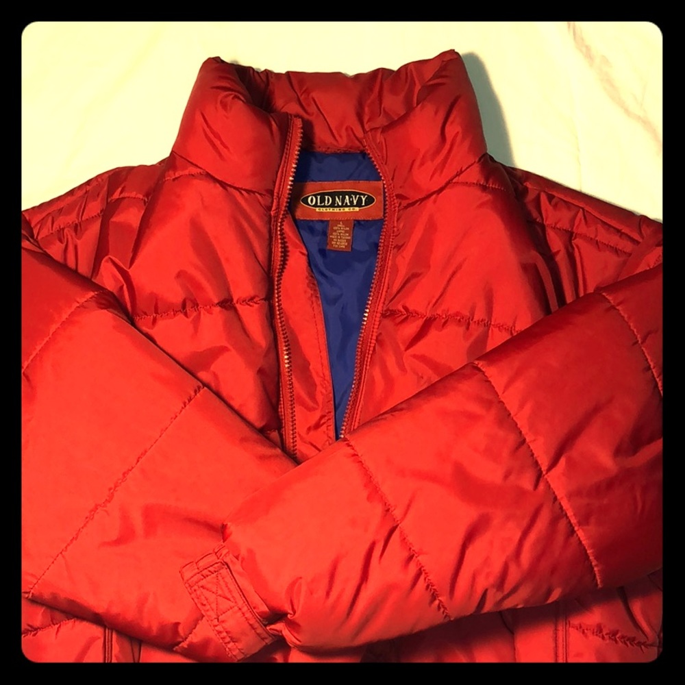 Vintage 1990s old navy puffer jacket